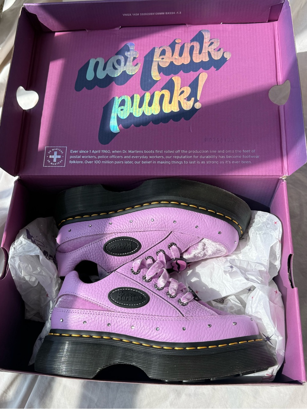 Dr Marten x Bratz Collab Buzz Shoes Size 5
